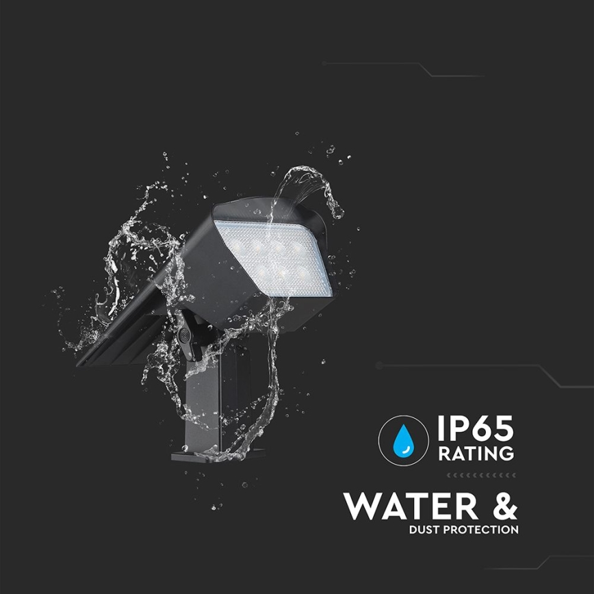 LED-Solarleuchte 2-in-1 LED/1,3W/3,7V 3000/4000/6400K IP65 1200 mAh