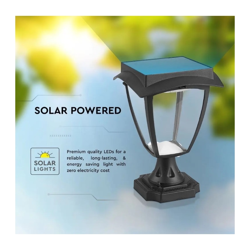 LED Solarleuchte LED/2W/3,7V 3000/6000K IP65 2200 mAh