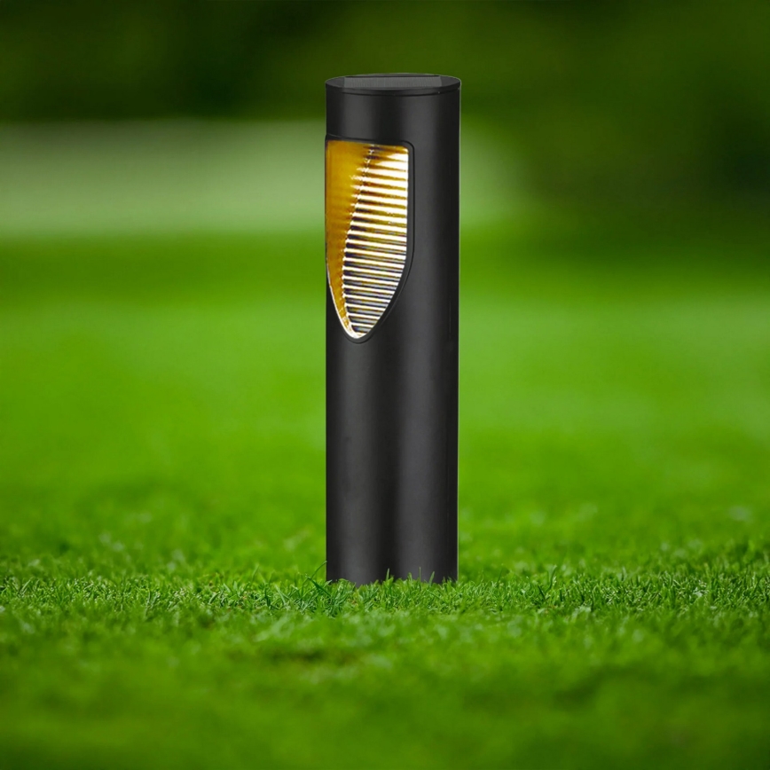 LED Solarleuchte ADDIS LED/1,2V 600 mAh IP44 schwarz