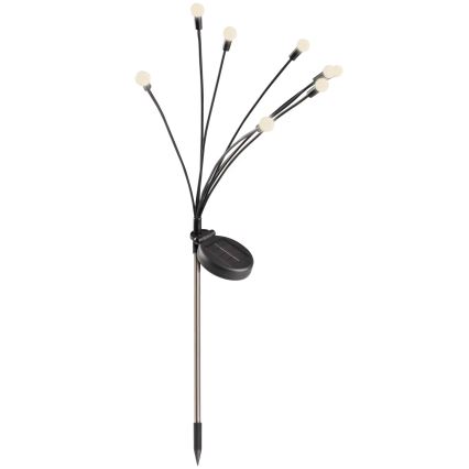 LED-Solarleuchte FIORINI 8xLED/1,2V 600mAh IP44 schwarz