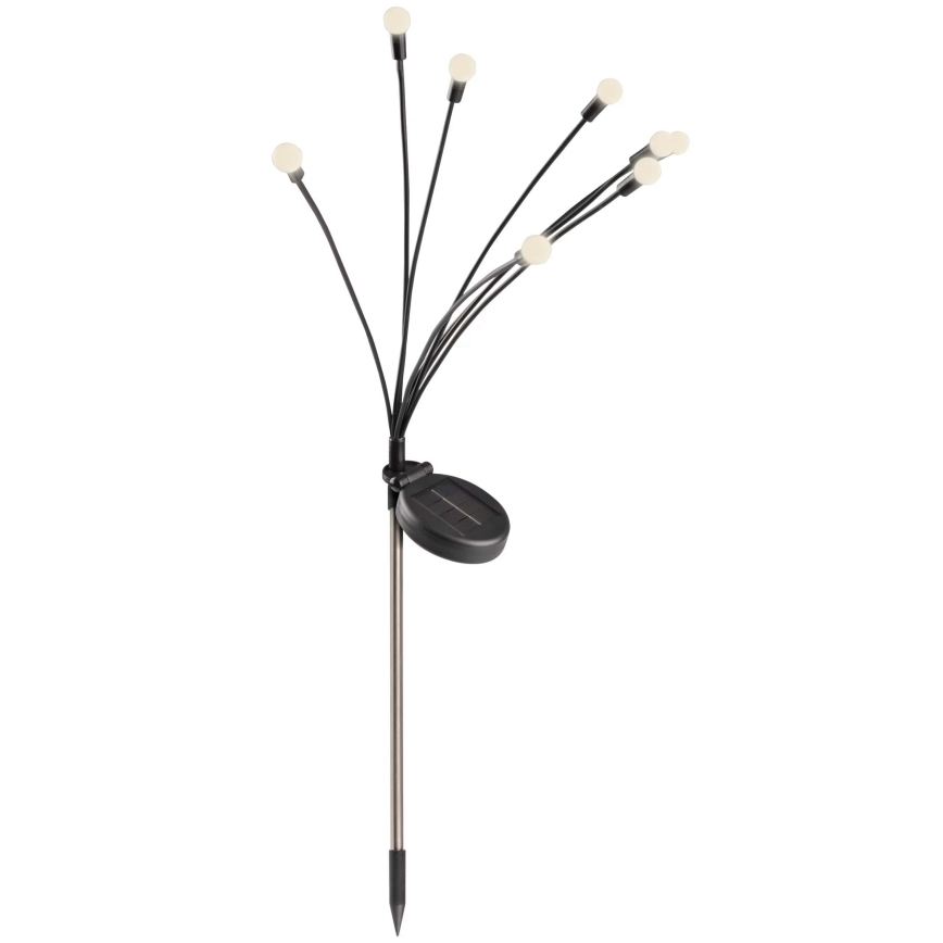 LED-Solarleuchte FIORINI 8xLED/1,2V 600mAh IP44 schwarz