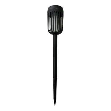 LED-Solarleuchte FLAME LED/1,2V 100 mAh 1800K 37 cm IP44 schwarz