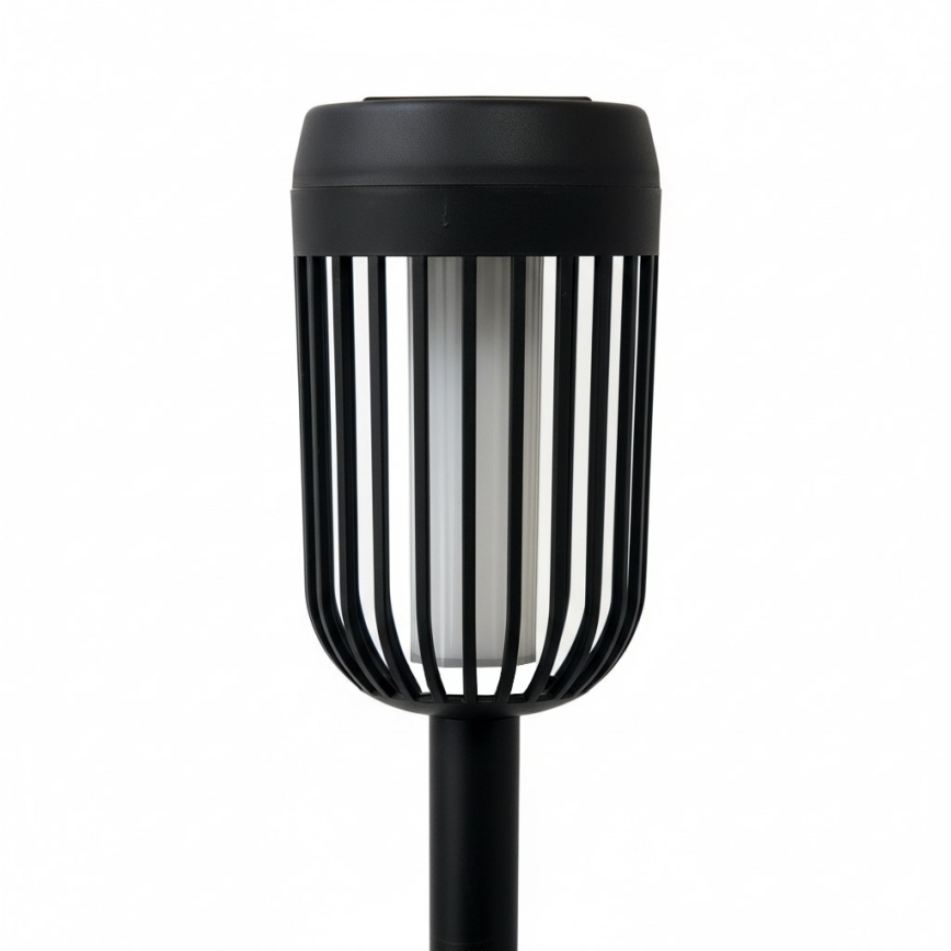 LED-Solarleuchte FLAME LED/1,2V 100 mAh 1800K 37 cm IP44 schwarz