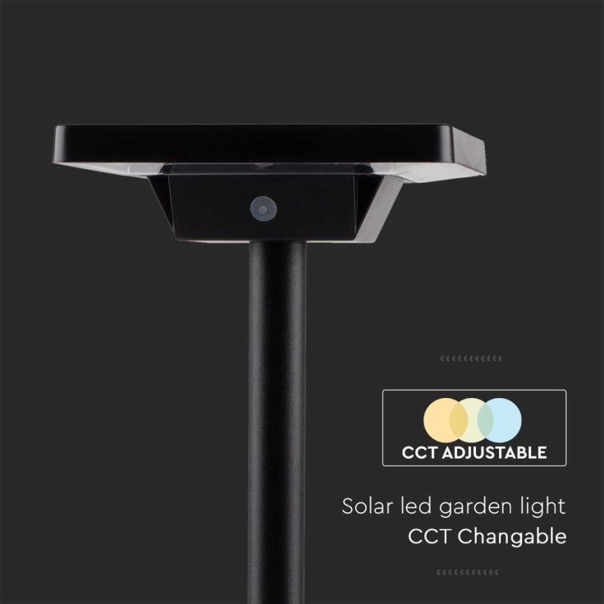 LED-Solarleuchte für den Außenbereich 2in1 LED/2W/3,7V IP65 3000/4000/6500K 2600 mAh