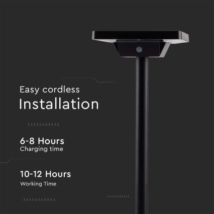 LED-Solarleuchte für den Außenbereich 2in1 LED/2W/3,7V IP65 3000/4000/6500K 2600 mAh