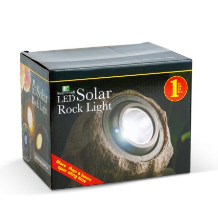 LED-Solarleuchte LED/1,2 V 1000 mAh IP44 Stein