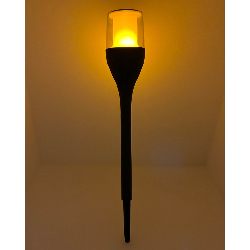 LED-Solarleuchte LED/1,2 V 800 mAh IP44 schwarz