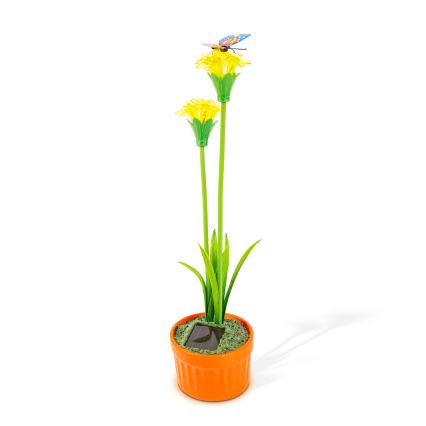 LED-Solarleuchte LED/1,2V 200 mAh IP44 Blumenmotiv