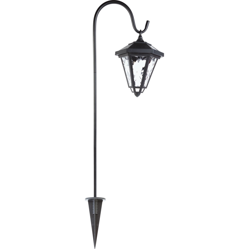 LED-Solarleuchte LED/1,2V 200 mAh IP44 schwarz