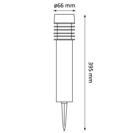 LED-Solarleuchte MARTIN LED/1,2V IP44