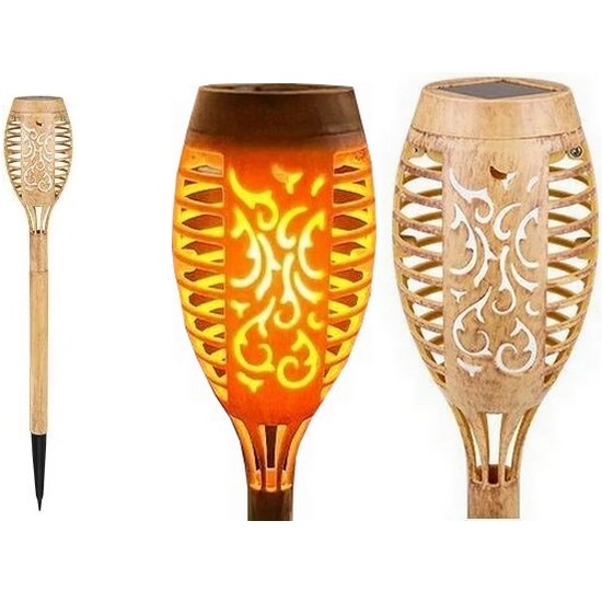 LED-Solarleuchte MINISPARK BAMBOO LED/1,8W/5,5V IP44 beige