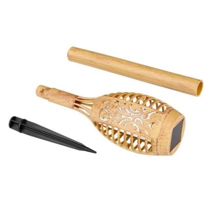 LED-Solarleuchte MINISPARK BAMBOO LED/1,8W/5,5V IP44 beige