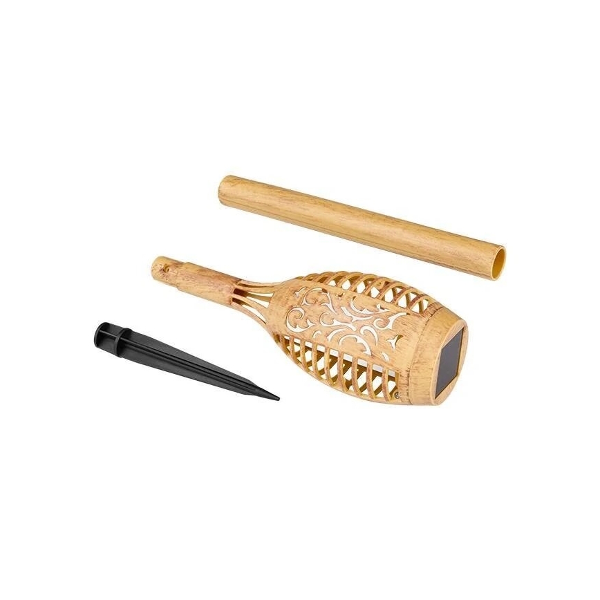 LED-Solarleuchte MINISPARK BAMBOO LED/1,8W/5,5V IP44 beige