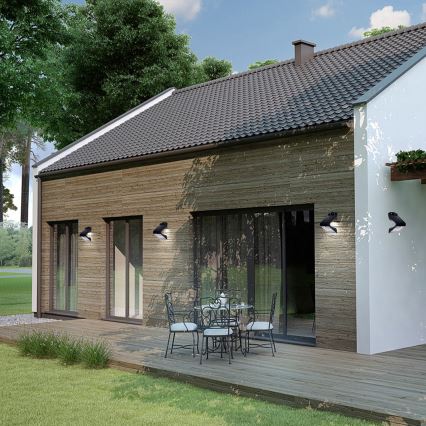 LED Solarleuchte mit Bewegungs- und Dämmerungssensor LED/1,5W/1200 mAh 3,7V IP65