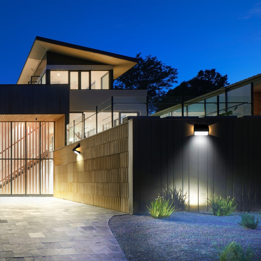 LED Solarleuchte mit Bewegungs- und Dämmerungssensor LED/6,8W/4000 mAh 3,7V IP65