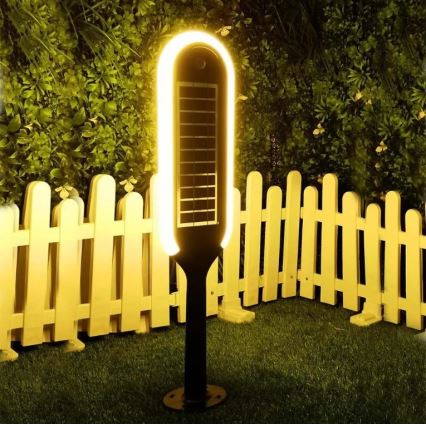 LED Solarleuchte mit Sensor BOLLARD LED/5W/5,5V 70 cm 3000K IP65 2000 mAh