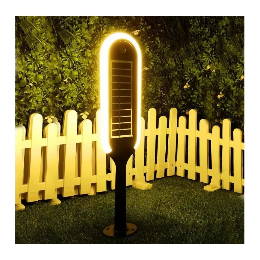 LED Solarleuchte mit Sensor BOLLARD LED/5W/5,5V 70 cm 3000K IP65 2000 mAh