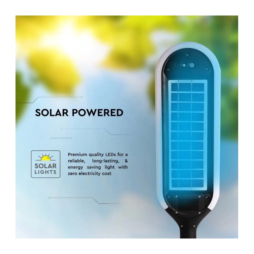 LED Solarleuchte mit Sensor BOLLARD LED/5W/5,5V 70 cm 3000K IP65 2000 mAh