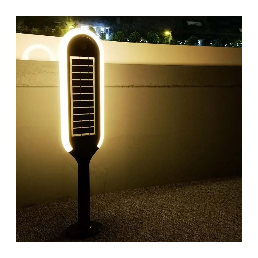 LED-Solarleuchte mit Sensor BOLLARD LED/5W/5,5V 70 cm 4000K IP65 2000 mAh