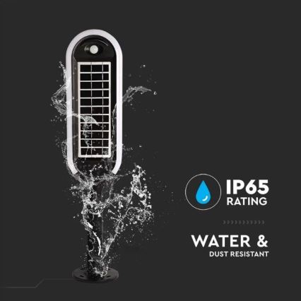 LED-Solarleuchte mit Sensor BOLLARD LED/5W/5,5V 70 cm 4000K IP65 2000 mAh
