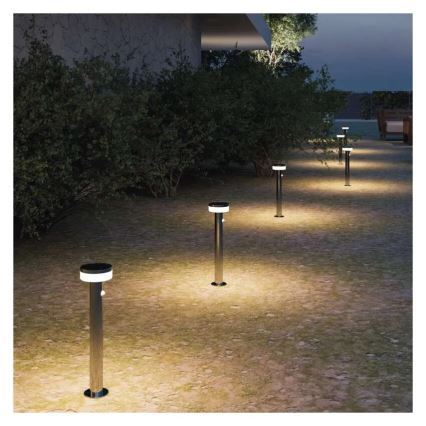 LED Solarleuchte mit Sensor LED/2W/3,7V 1200 mAh IP44 80 cm