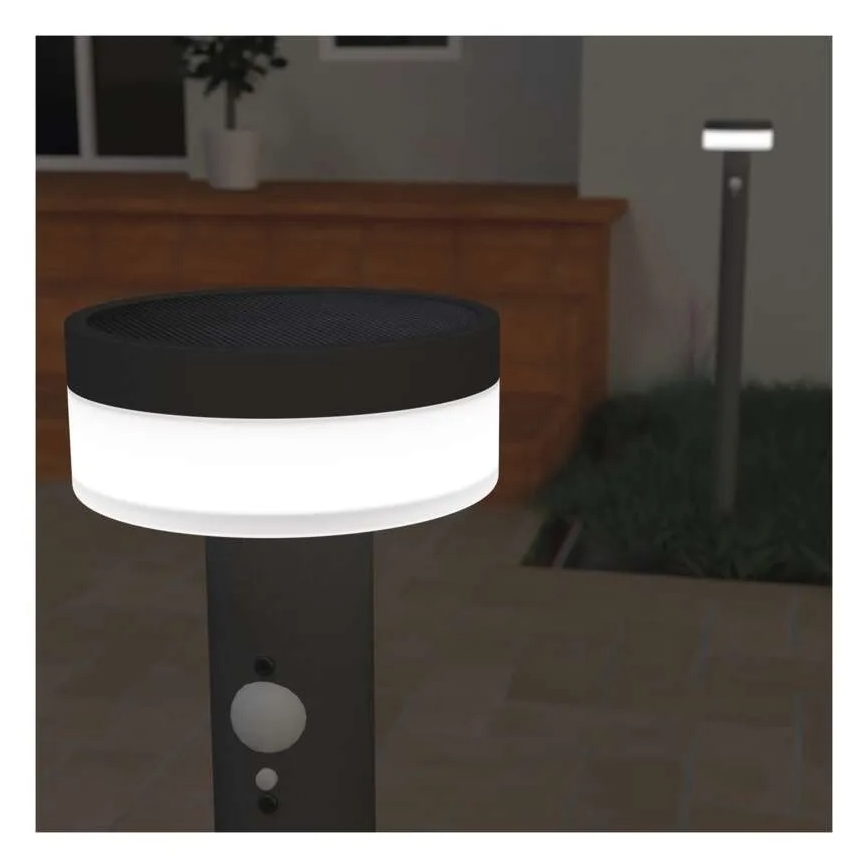 LED Solarleuchte mit Sensor LED/2W/3,7V 1200 mAh IP44 80 cm