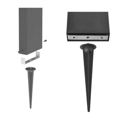 LED Solarleuchte mit Sensor LED/4,4W/3,7V 2200 mAh IP44