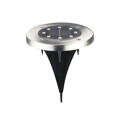 LED-Solarleuchte SOLLY LED/1,2V 6500K Ø 11,5 cm 300 mAh IP44 chrom