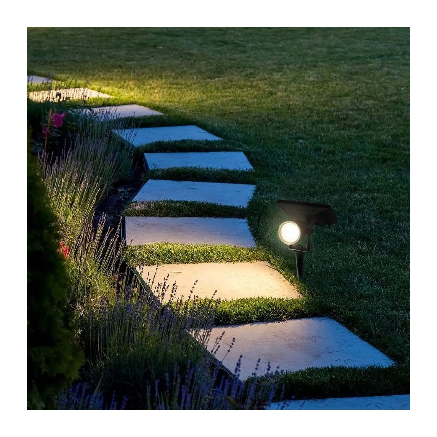 LED-Solarleuchte SPIKE LED/2W/5,5V IP65 3000K 1200 mAh