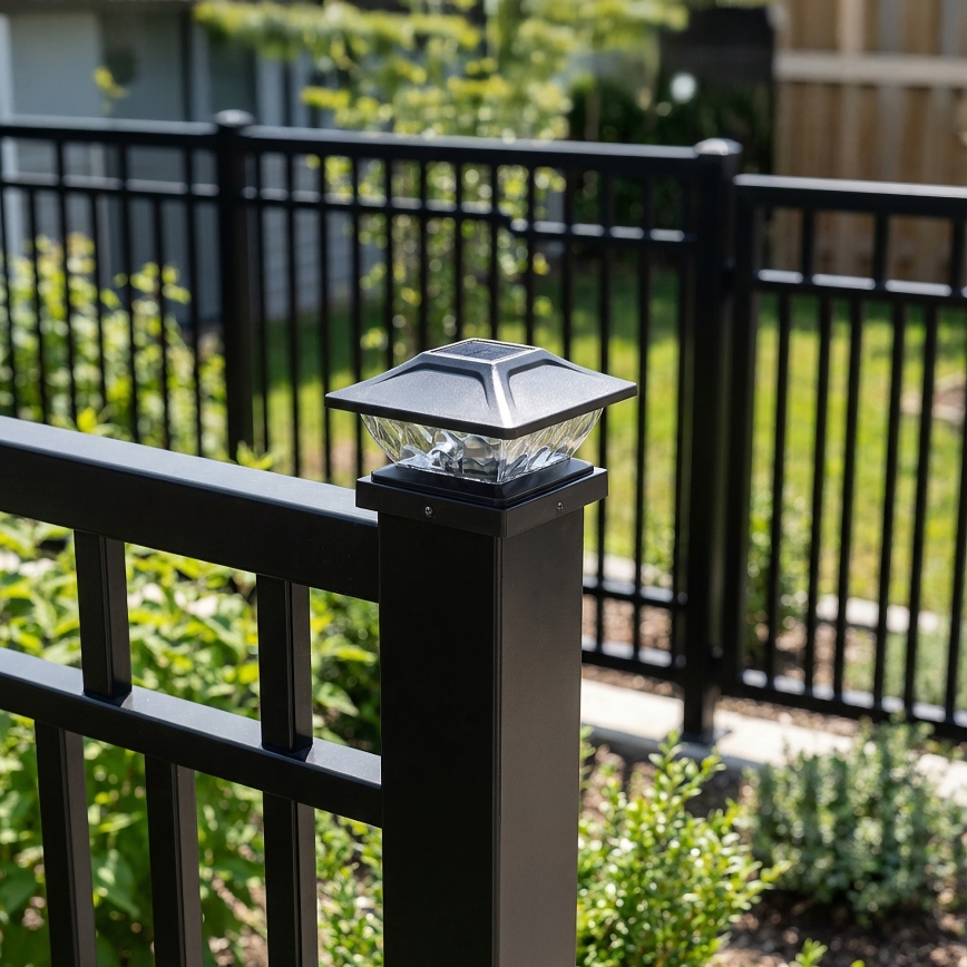 LED-Solarleuchte TOYA LED/4,5W/230V 3000/6500K 600 mAh IP44 schwarz