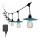 LED-Solarlichterkette 15xLED/0,2W/3,7V 15,6 m 3000K IP44 2400 mAh