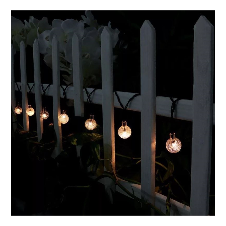 LED-Solarlichterkette 6,9m 50xLED/1,2V