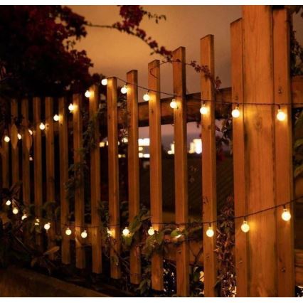 LED-Solarlichterkette 6,9m 50xLED/1,2V