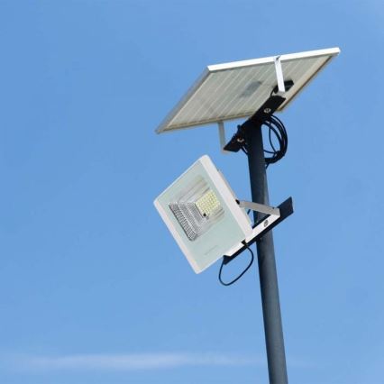 LED Solarstrahler für den Außenbereich LED/12W/3,2V IP65 6400K + Fernbedienung