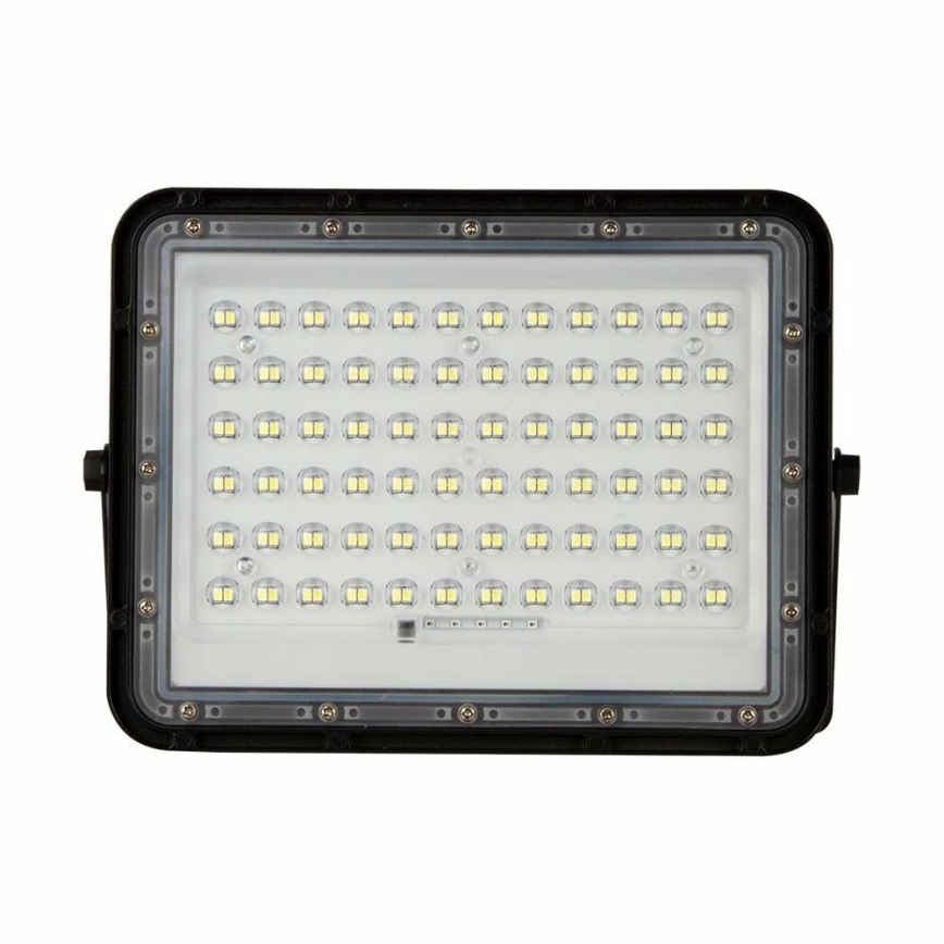Dimmbarer LED-Outdoor-Solarstrahler LED/15W/3,2V IP65 4000K 12000 mAh schwarz + Fernbedienung