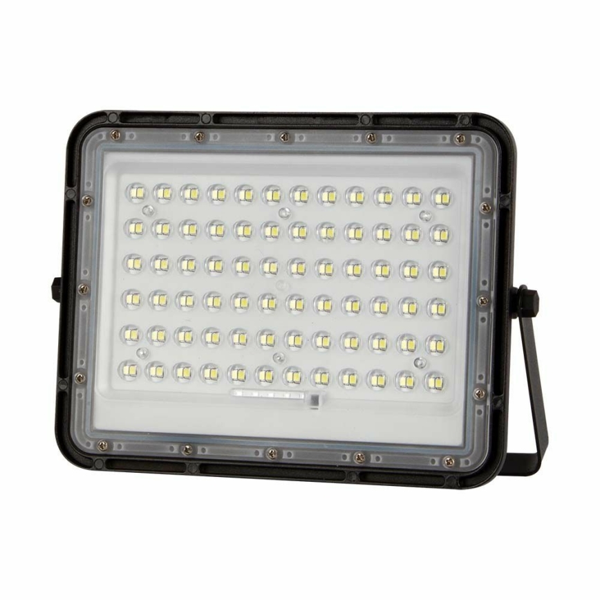 Dimmbarer LED-Outdoor-Solarstrahler LED/15W/3,2V IP65 4000K 12000 mAh schwarz + Fernbedienung