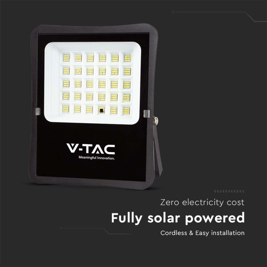 LED-Solarstrahler für den Außenbereich LED/20W/3,2V 6400K IP65 15000 mAh + Fernbedienung