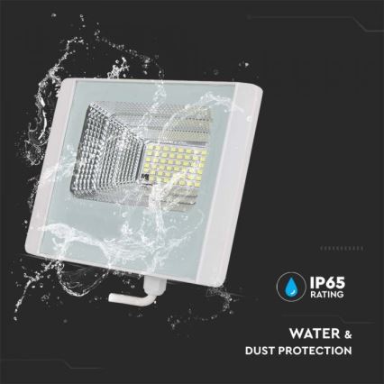 LED-Solarstrahler für den Außenbereich LED/20W/3,2V IP65 4000K 20000 mAh + Fernbedienung