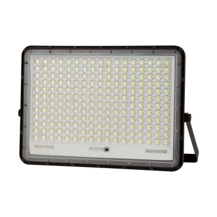 LED-Solarstrahler für den Außenbereich LED/30W/3,2V 4000K schwarz IP65 + Fernbedienung