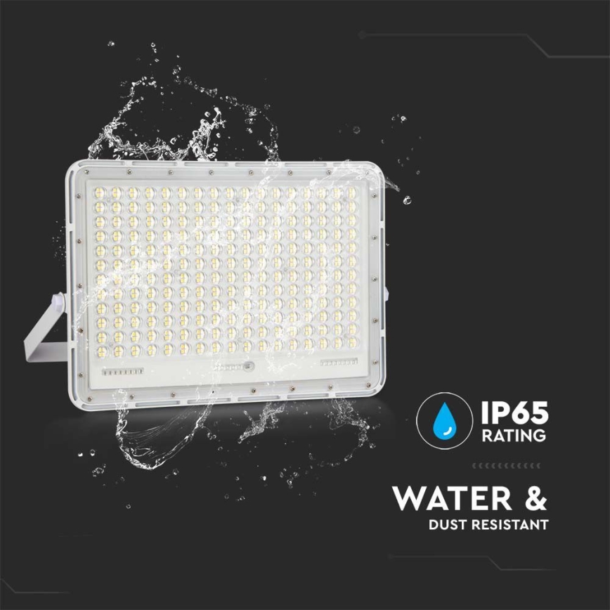 LED-Solarstrahler für den Außenbereich LED/30W/3,2V 6400K weiß IP65 20000 mAh + Fernbedienung