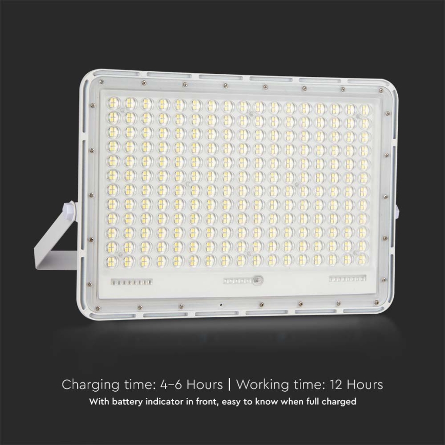 LED-Solarstrahler für den Außenbereich LED/30W/3,2V 6400K weiß IP65 20000 mAh + Fernbedienung