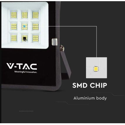 LED-Solarstrahler für den Außenbereich LED/6W/3,2V 6400K IP65 + Fernbedienung