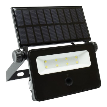 LED Solarstrahler mit Bewegungs- und Dämmerungssensor NOCTIS LED/2W/1800 mAh 3,7V 6000K IP65