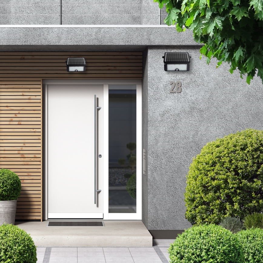 LED Solarstrahler mit Bewegungs- und Dämmerungssensor EPAD LED/10W/3000 mAh 7,4V 4000K IP65