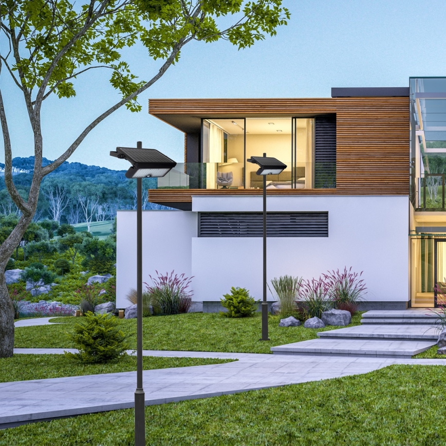 LED Solarstrahler mit Bewegungs- und Dämmerungssensor EPAD LED/10W/3000 mAh 7,4V 4000K IP65