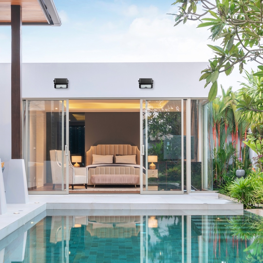 LED Solar-Strahler mit Bewegungs- und Dämmerungssensor EPAD LED/5W/3000 mAh 3,7V 4000K IP65