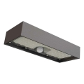 LED-Solarstrahler mit Bewegungssensor LED/3,7V 3000mAh 4000K IP65 schwarz