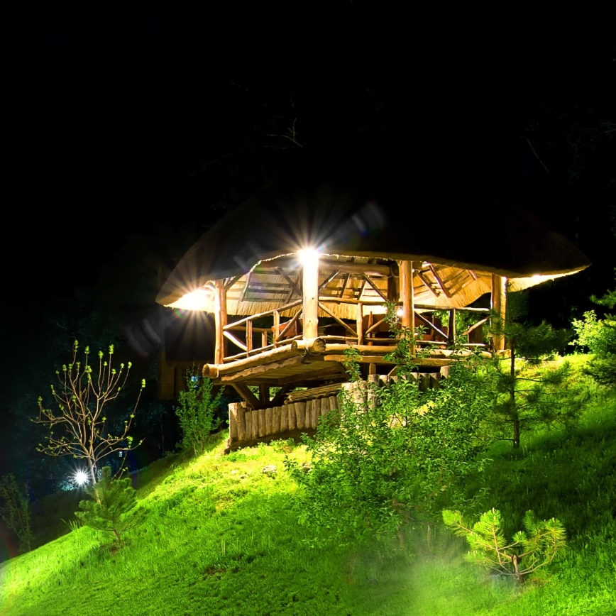 LED Solarstrahler mit DUO-Sensor LED/1W/3,7V 1200 mAh IP44