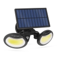 LED-Solarstrahler mit Sensor 2xLED/4W/5V IP65 2000 mAh