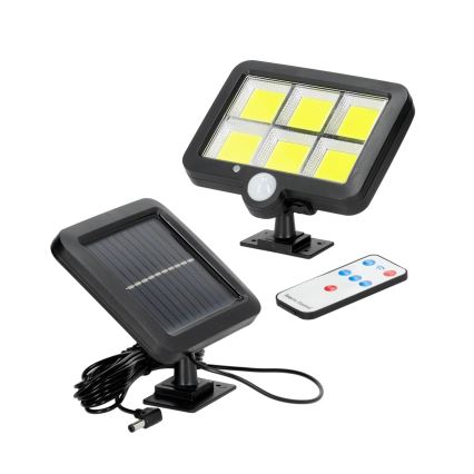 LED-Solarstrahler mit Sensor LED/1,5W/3,7V 6000K IP44